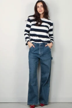 Denimist Jeans - Teri - Wide - Leg - Carpenter - Shane Indigo