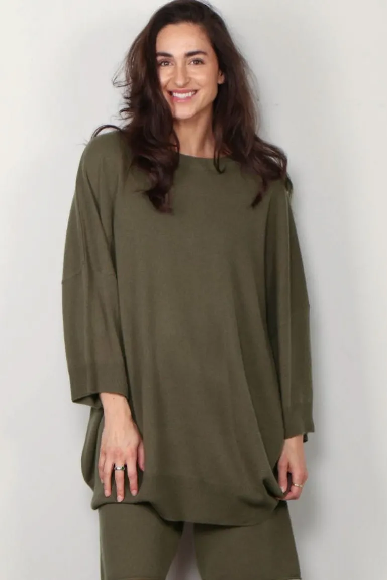 Extreme Cashmere Sweater - 396 Uniform - Army