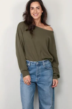 Extreme Cashmere Sweater - 402 Debby - Army