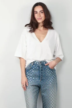 Extreme Cashmere Top - 406 Indi - Snow