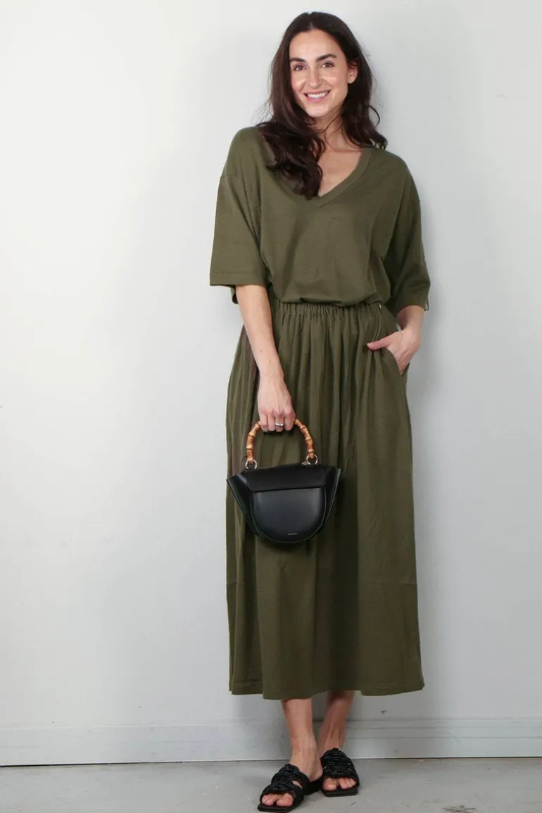 Extreme Cashmere Skirt - 403 Mary - Army