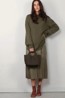 Extreme Cashmere Sweater - 53 Crew Hop - Army