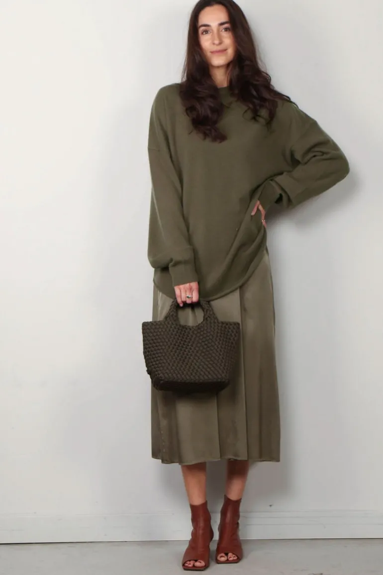 Extreme Cashmere Sweater - 53 Crew Hop - Army