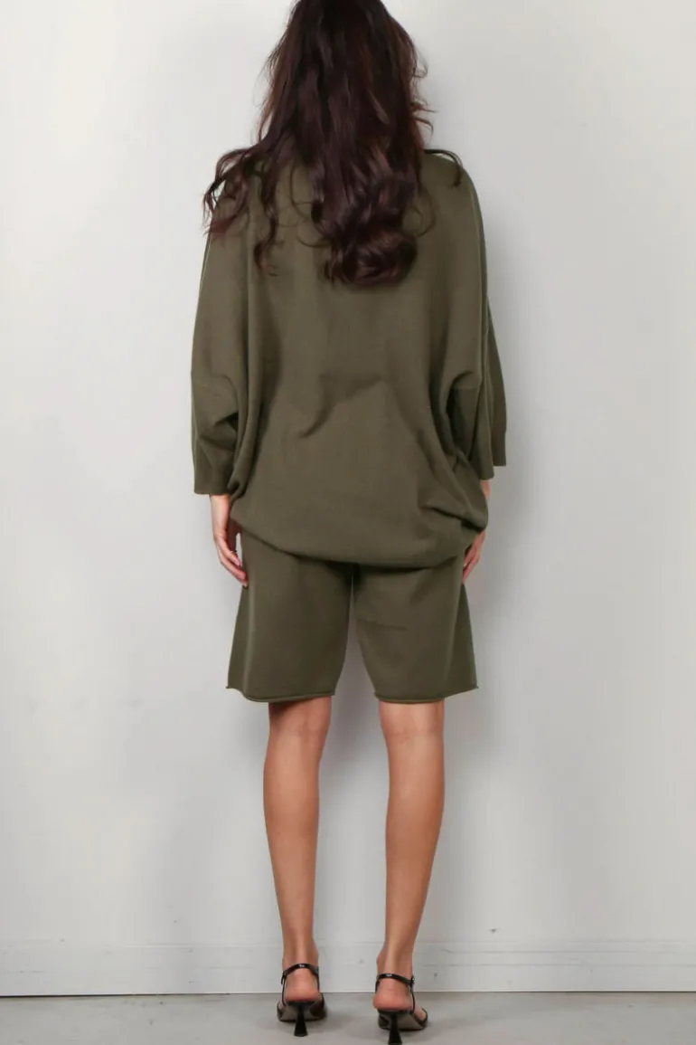 Extreme Cashmere Sweater - 396 Uniform - Army