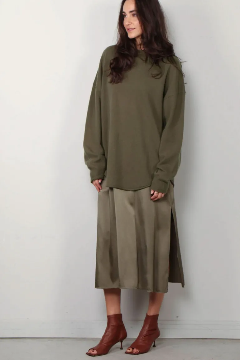 Extreme Cashmere Sweater - 53 Crew Hop - Army