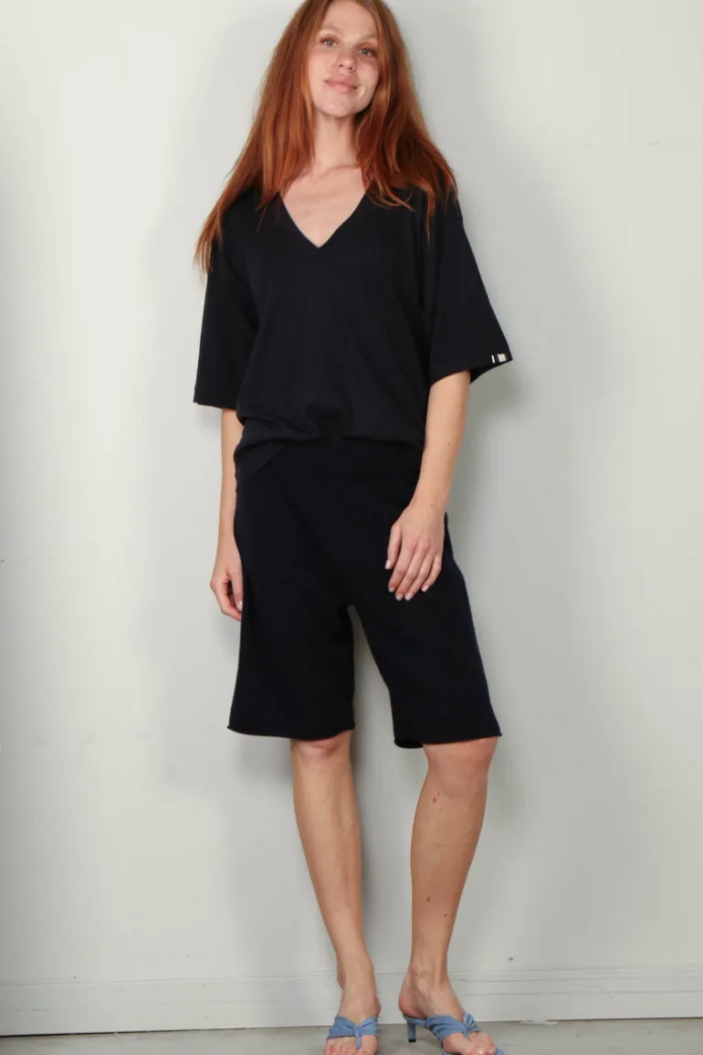 Extreme Cashmere Top - 406 Indi - Navy