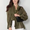 forte_forte Blouse - 12919 my shirt - Olive