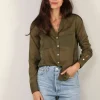 forte_forte Blouse - 9906 my shirt - Olive
