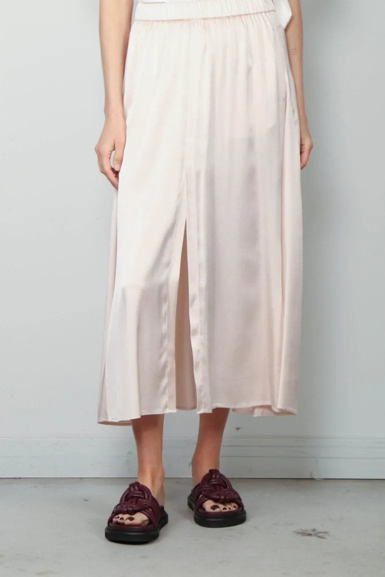 Forte_Forte Rok - Essential Silk Satin Elasticated - Oyster
