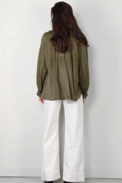 forte_forte Blouse - 12919 my shirt - Olive