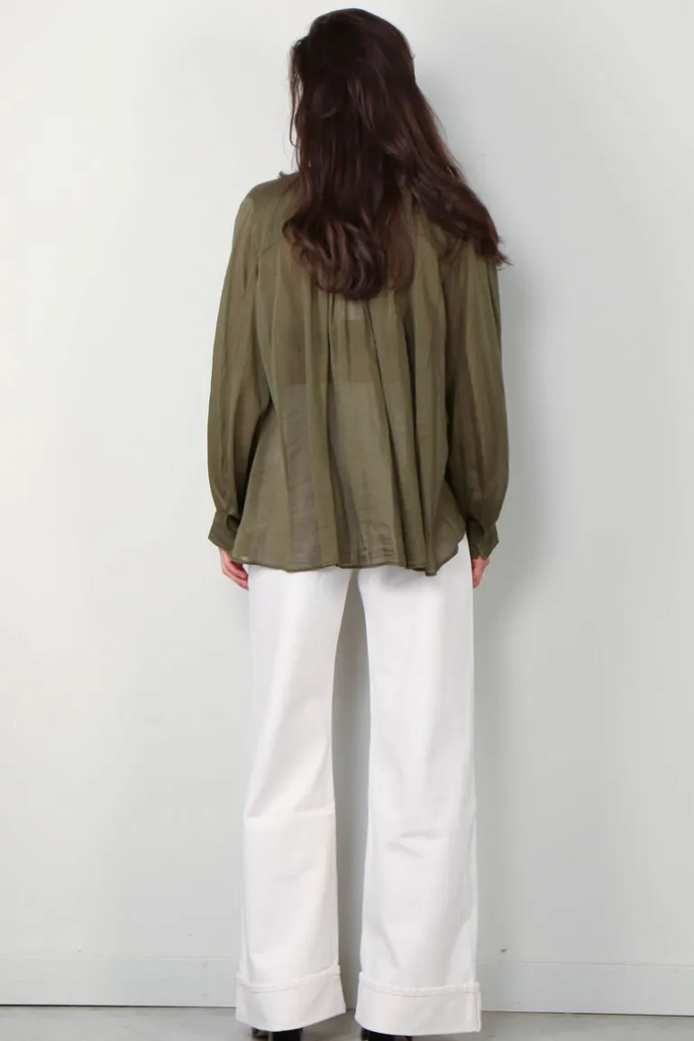 forte_forte Blouse - 12919 my shirt - Olive