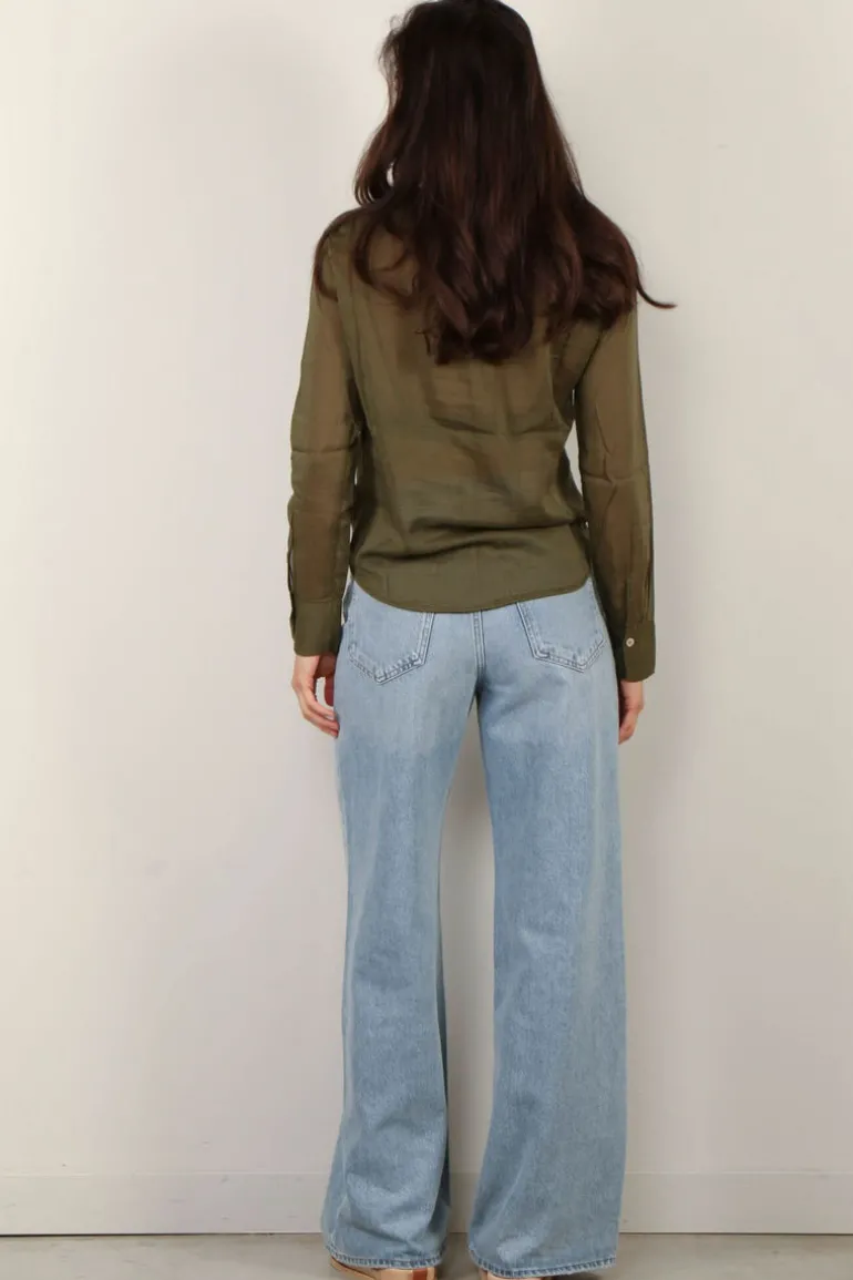 forte_forte Blouse - 9906 my shirt - Olive