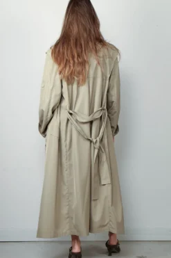 forte_forte Jas - Tech Twill Trench - Olive