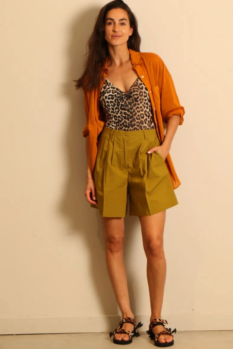 forte_forte shirt - 12404 my shirt - Caramel
