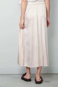 Forte_Forte Rok - Essential Silk Satin Elasticated - Oyster