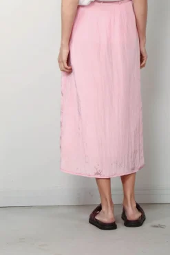 Forte_Forte Rok - Contemporary Satin Longuette - Rose