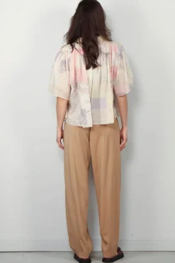 Forte_Forte Blouse - The Secred Garden Print Voile Bohemian - Pesco