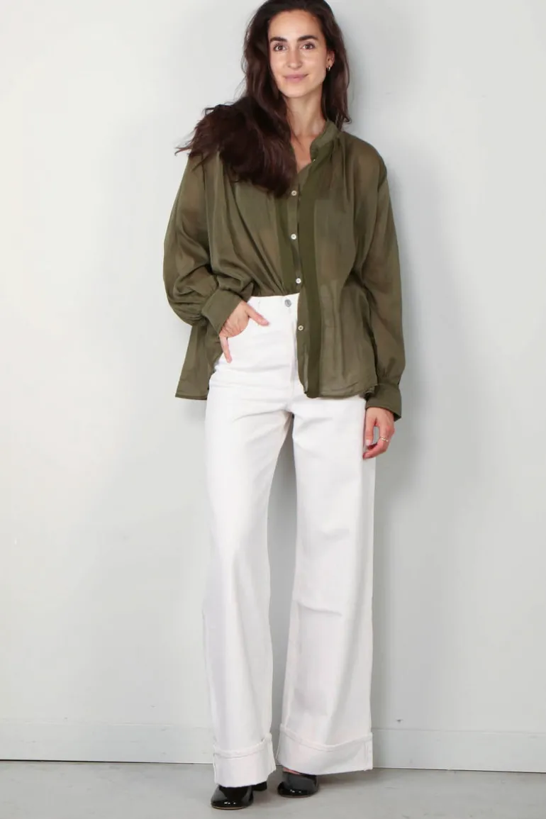 forte_forte Blouse - 12919 my shirt - Olive