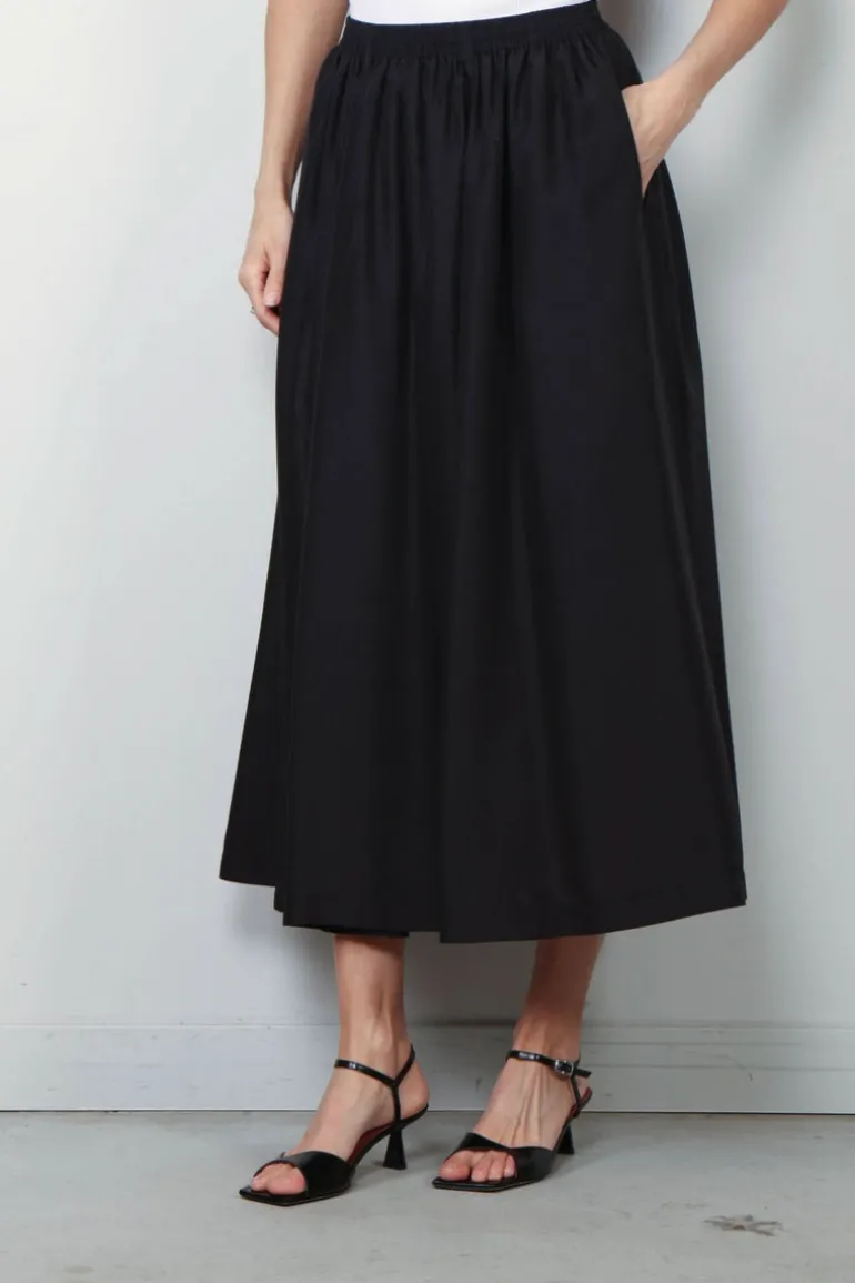 Forte_Forte Rok - Habotai Silk Essential - Noir