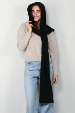 forte_forte Sjaal - 13339 my scarf - Nero