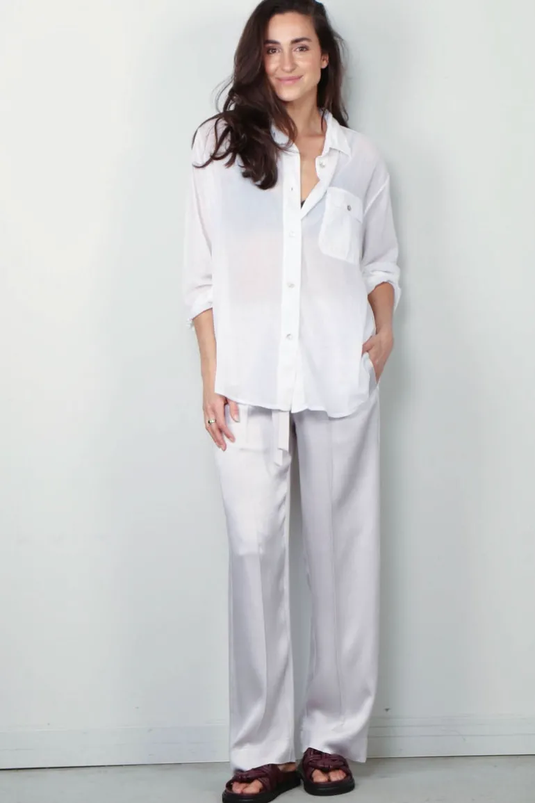 forte_forte blouse - 12109 my shirt - white