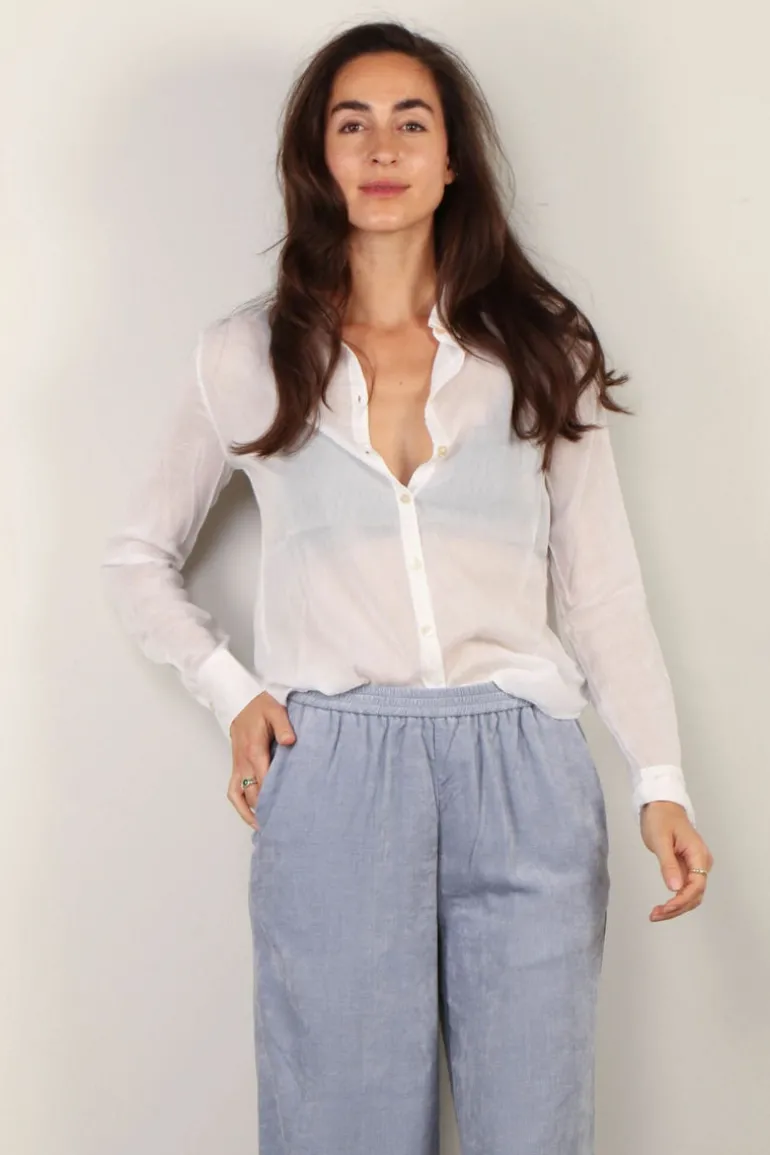 forte_forte Blouse - 9906 my shirt - Bianco