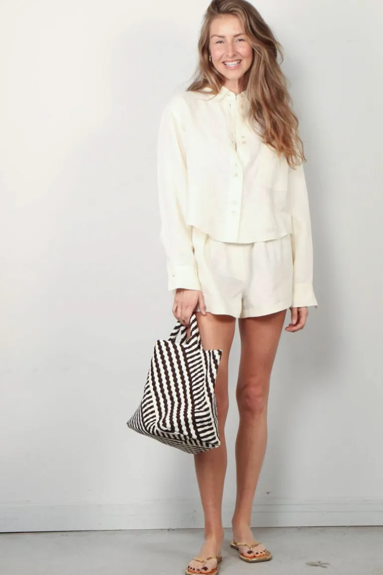 Forte_Forte Shorts - Chic Linen - Orchidea
