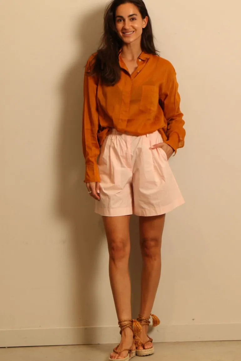 forte_forte shirt - 12404 my shirt - Caramel