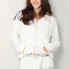 FREE CITY Hoodie - Circa '99 Lifenaturelove polyblend fluff zip hoodie - White out