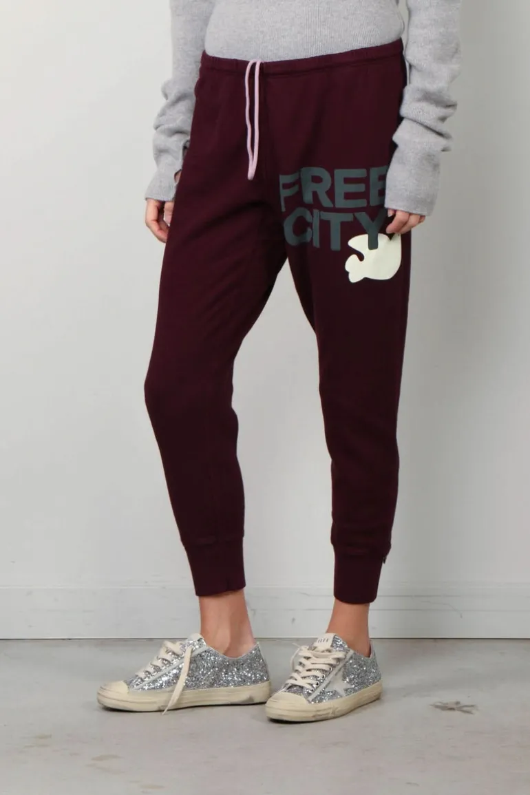 FREECITY Jogging - Freecity Large 3/4 - Eggplant