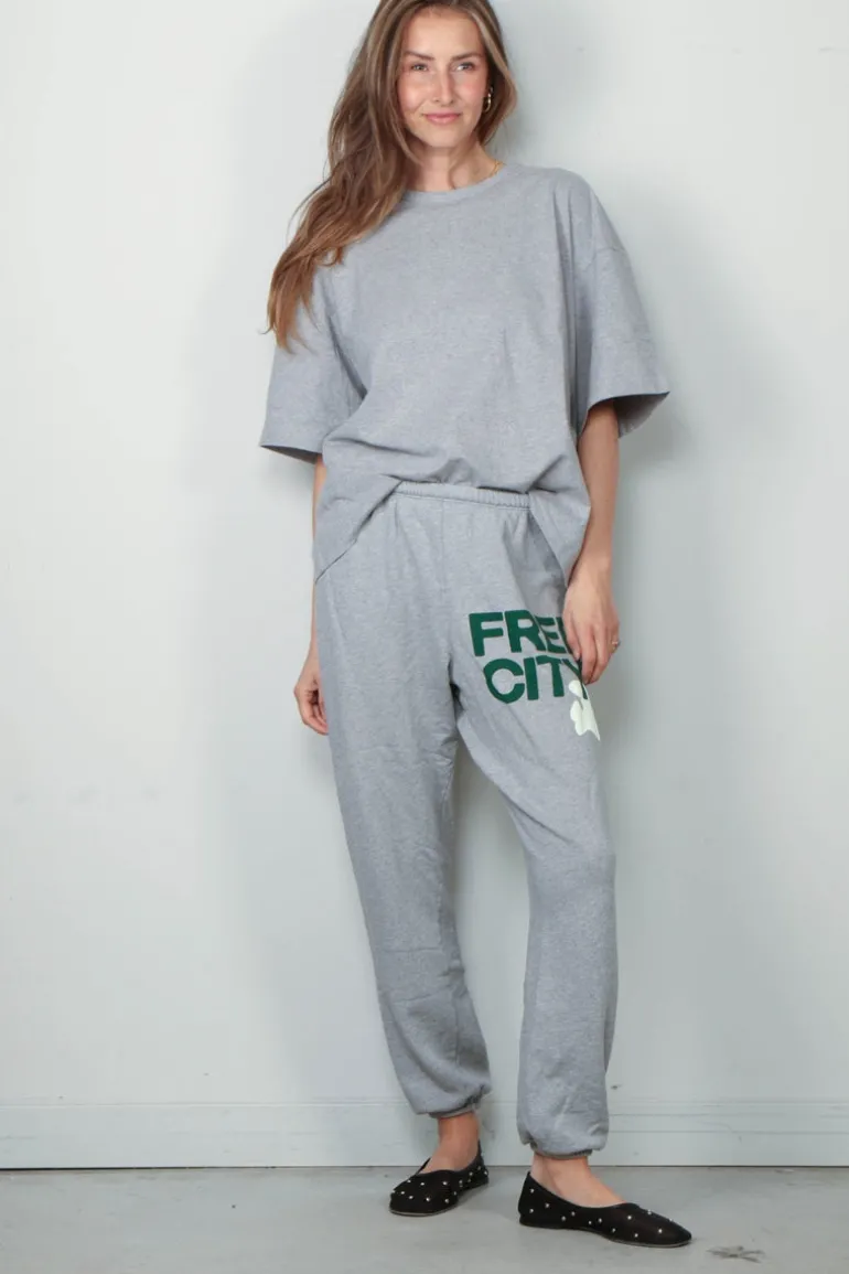FREECITY Jogging - Freecity Large - Heather Army