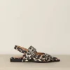 Ganni Ballerina's - Feminine Buckle Ballerina Print - Leopard