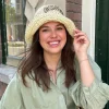 Ganni hoed - A5823 Summer Straw Hat - Almond Milk