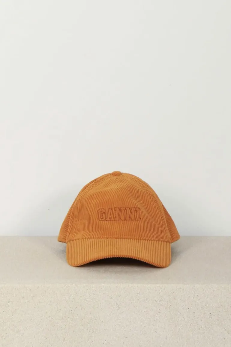 Ganni cap - A5272 Corduroy - Sand