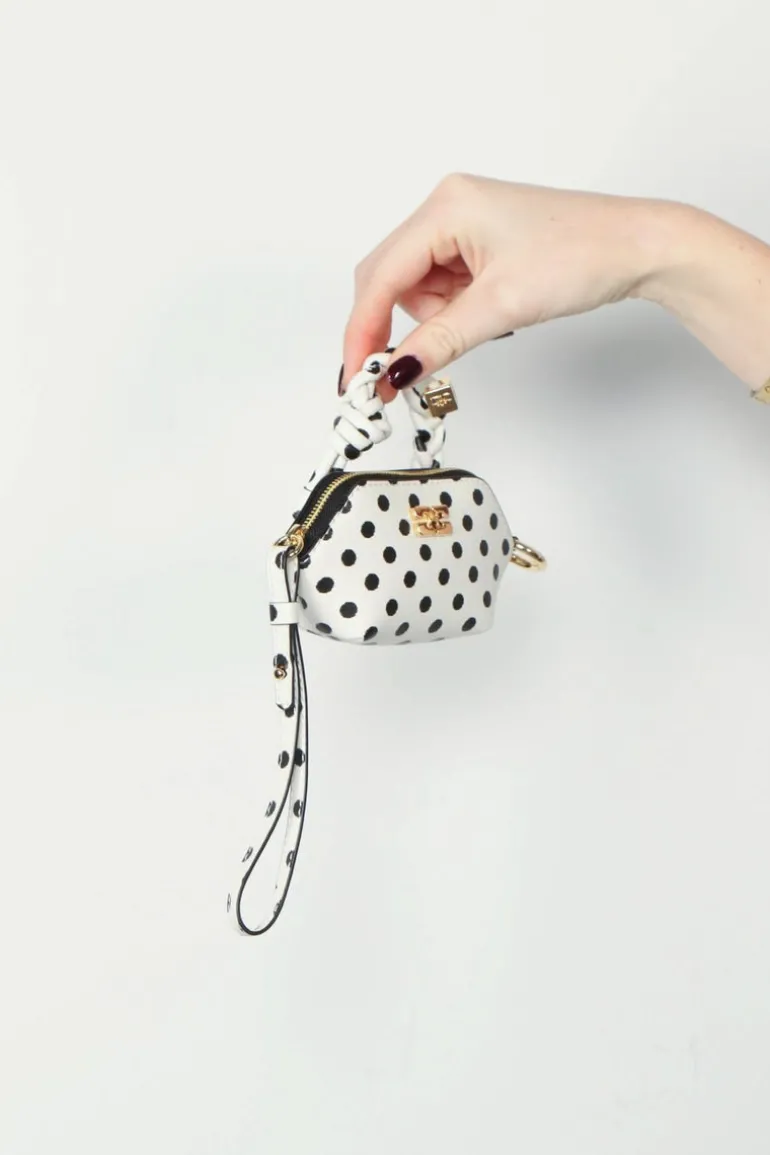 Ganni Tas - Bou Bag Nano Print Dots - Egret