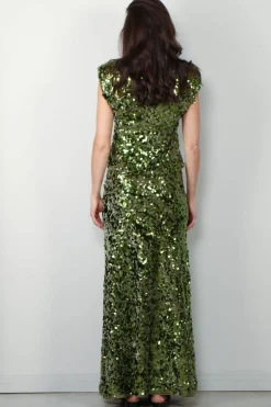 Ganni Top - Velvet Sequins Blouse - Titanite