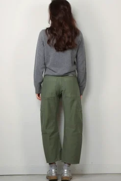 Ganni Trui - Graphic Wool Mix Bunny Crewneck - Frost gray