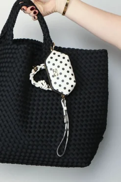 Ganni Tas - Bou Bag Nano Print Dots - Egret