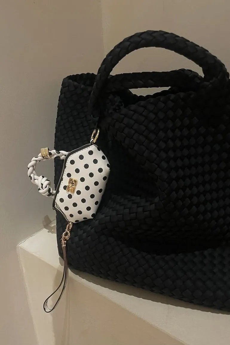Ganni Tas - Bou Bag Nano Print Dots - Egret