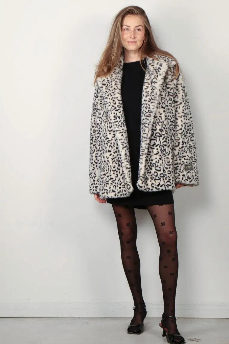 Ganni Jas - Faux Fur Jacket - Almond milk