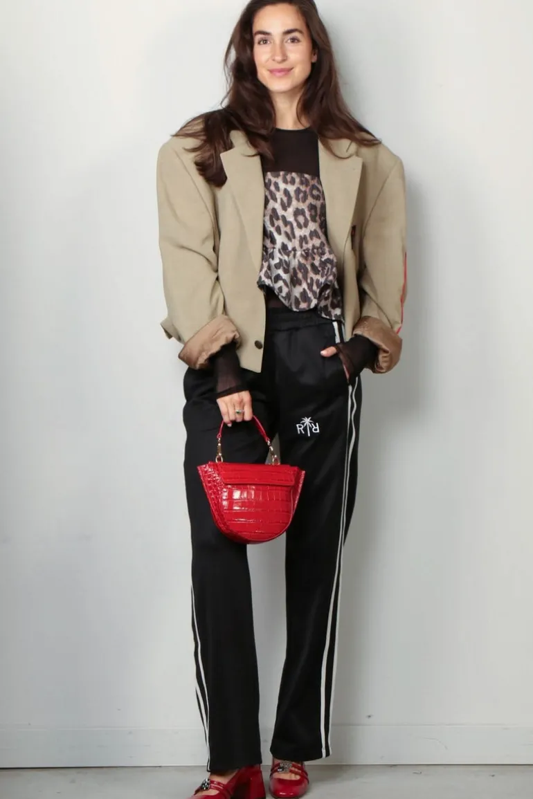 Ganni Top - 3D Jacquard top - Leopard