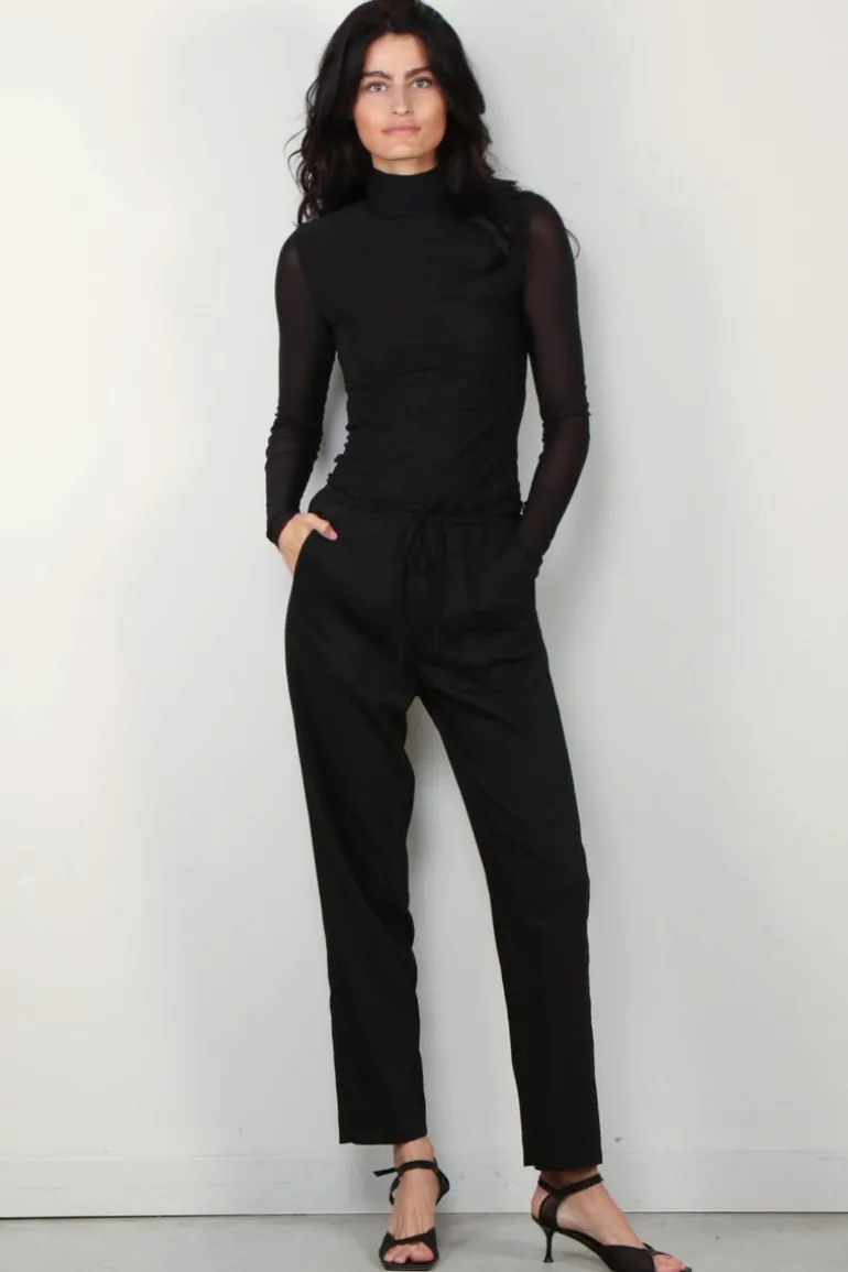 Ganni trui - T3815 Long Sleeve Rollneck - Black