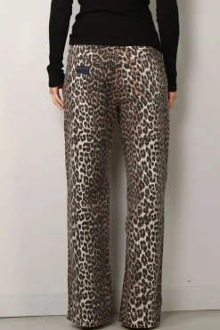 Ganni Jeans - Print Denim Izey - Leopard
