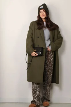 Ganni Jeans - Print Denim Izey - Leopard