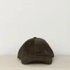 Ganni- Pet Cap Hat Corduroy - Military olive