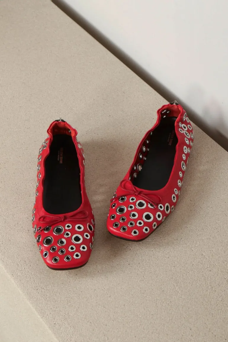Golden Goose Ballerina's - Amy - Lipstick Red