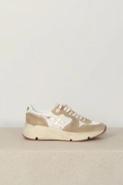 Golden Goose Sneakers - Running Sole - Beige Gold