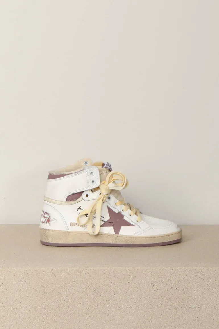Golden Goose Sneakers - Sky Star Sneakers - White/Pink/Beige