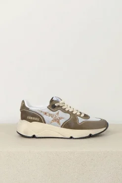 Golden Goose Sneakers- Running Sole - White / Red / Beige / Ice
