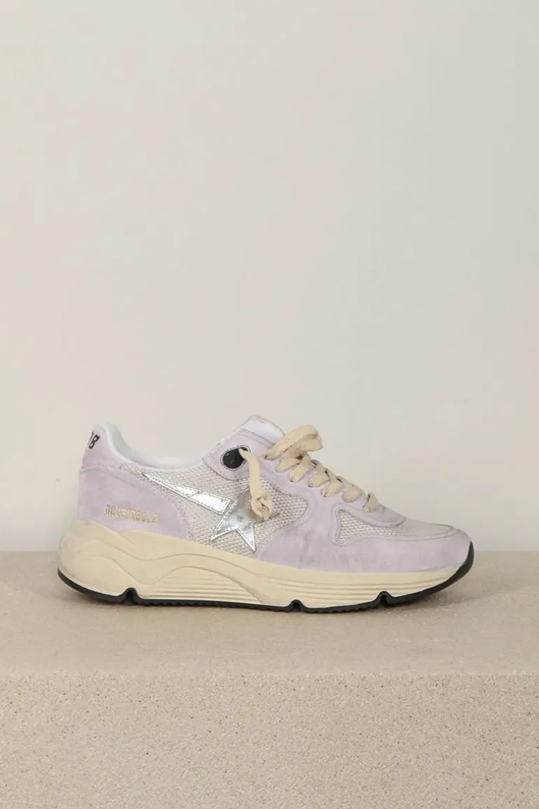 Golden Goose Sneakers - Running Sole - Iris / Silver